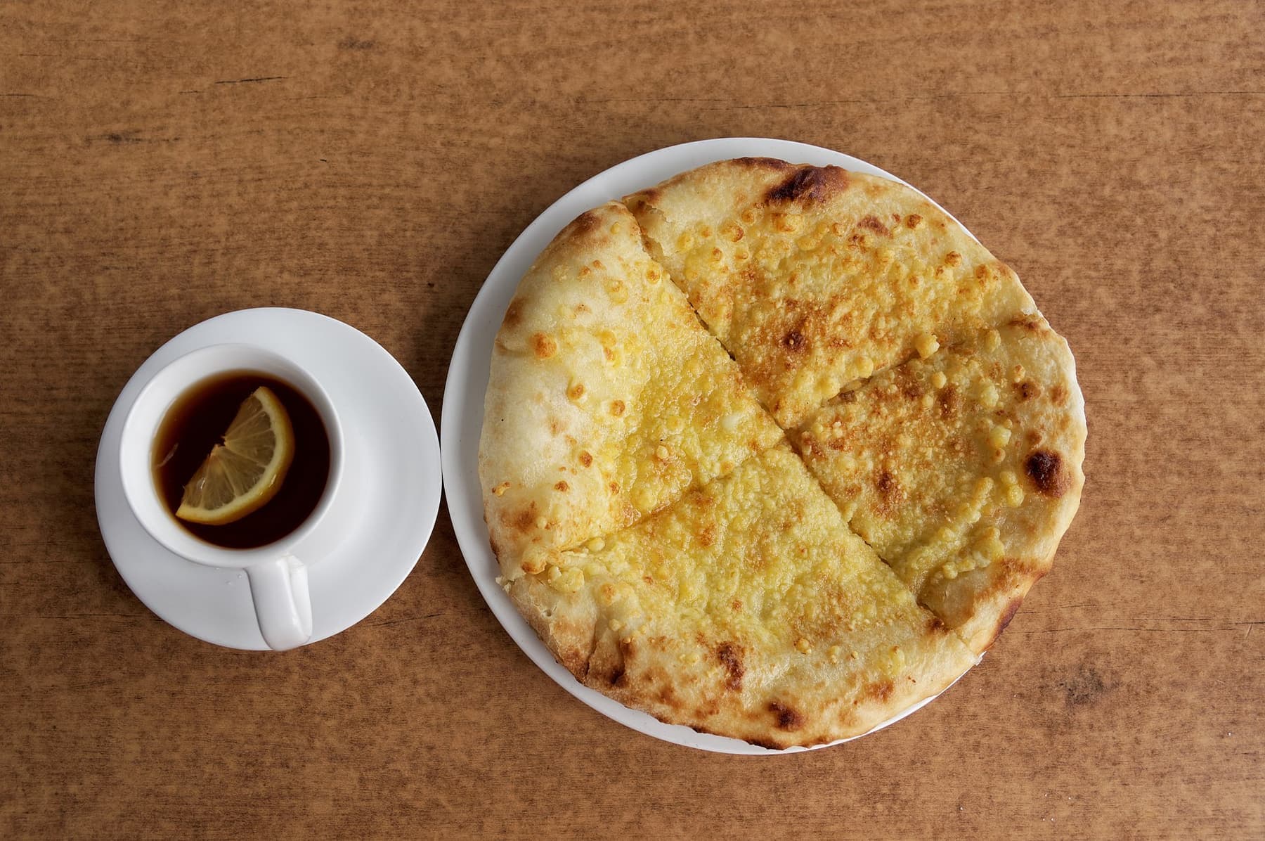 Adjarian khachapuri fresh from the oven